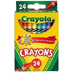 School Supplies Sale: 24-Count Crayola Crayons $0.50, 2-Pocket Folder $0.25 & More + Free Store Pickup