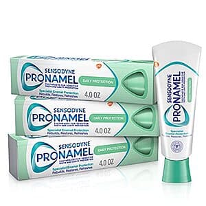 Select Accounts: 3-Pk 4-Oz Sensodyne Pronamel Daily Protection Enamel Toothpaste $9.65 w/ S&S