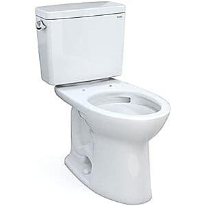 TOTO Drake 2-Piece Elongated 1.6 GPF Universal Height Tornado Flush Toilet $254 + Free S&H