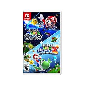 Super Mario Galaxy + Super Mario Galaxy 2 (Switch) $50 + Free S&H w/ Prime