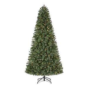 Home Accents Holiday 7.5' Festive Pine LED Pre-Lit Artificial Christmas Tree T10 $25 & More + Free Shipping