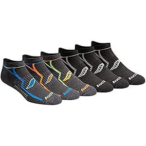 6-Pairs Saucony Men's Rundry Bolt Performance No-Show Socks (various) from $4.50