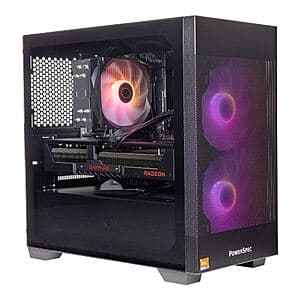 Select Stores: PowerSpec G532: Ryzen 5 7500X3D, RX 9070 XT, 16GB DDR5, 1TB SSD $1400 + Free Pickup