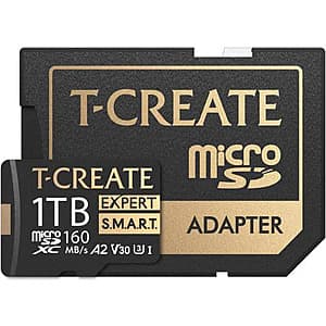 1TB TEAMGROUP T-Create Expert S.M.A.R.T. microSDXC Memory Card $90 + Free S&H