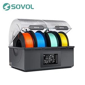 Sovol SH03 Dual Chamber 4 Spool 3D Printer Filament Dryer Box (up to 85°C) $79.50 + Free S&H