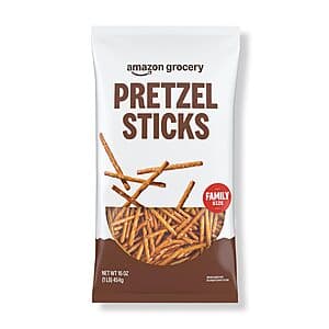 16-Oz Amazon Grocery Pretzel Sticks (Family Size) $1.45 w/ Subscribe & Save