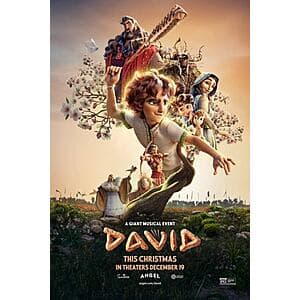 Atom Movie Ticket Offer: Up to 4 Movie Tickets for David (2025) Free (12/19, 12/20, 12/21 Showtimes)