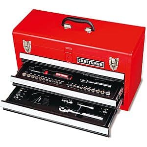 104-Piece Craftsman 1/4" & 3/8" Drive SAE Mechanics Tool Set $80 + Free Shipping