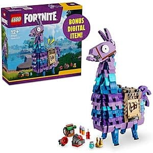 691-Piece LEGO Fortnite Supply Llama Building Toy Set $25