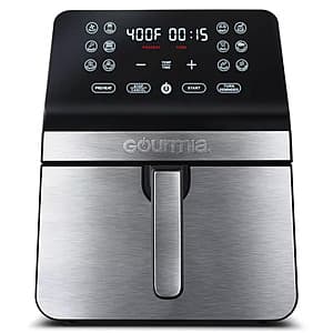 8-Quart Gourmia Digital Air Fryer w/ 12 One-Touch Functions (Stainless Steel) $50 + Free Shipping