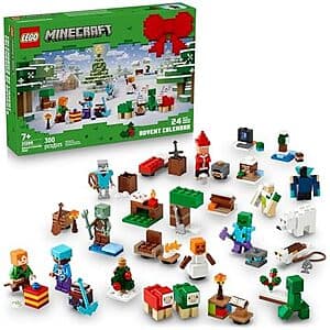 300-Piece LEGO Minecraft Advent Calendar 2025 (21280) $26.95