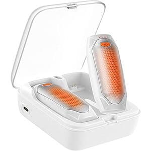 2-Pk Kesguar Rechargeable Magnetic Hand Warmers w/ 10000mAh Charging Case (3 colors) $14