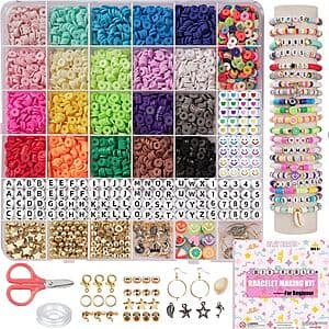 5000-Piece Mio Angle Clay Beads Bracelet Making Kit $3.50