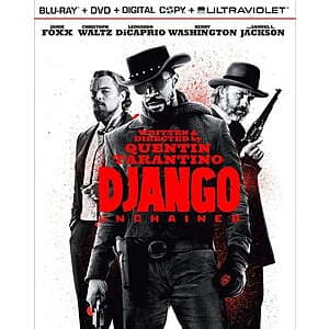 Django Unchained Blu-ray and DVD combo pack with digital copy included.