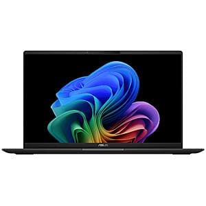 ASUS VivoBook S 15: 15” 3K 120Hz OLED, Snapdragon X Plus, 16GB RAM, 512GB SSD $550 + Free Shipping