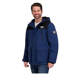 Reebok Men's Insulated Softshell Winter Jacket (Dark Denim or Black, M or L) $35 + Free S&H w/ Prime