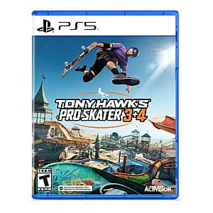Tony Hawk's Pro Skater 3 and 4 video game cases or cover art.