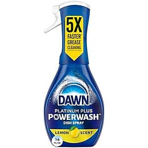 16-Oz Dawn Platinum Plus Powerwash Dish Spray (Lemon Scent) $2.75 w/ Subscribe & Save