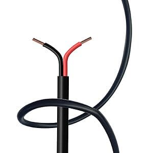 100' 18 AWG 2-Conductor Oxygen-Free Copper Flexible Low Voltage Electrical Wire $16