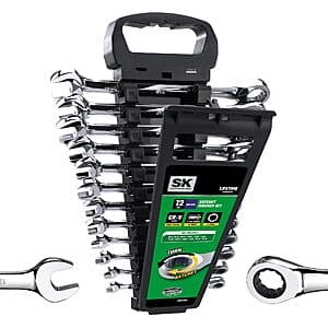 12-Pc SK Metric Combination Ratcheting Wrench Set $50 + Free S&H