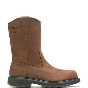 Men's Wolverine DD Wellington Nubuck Suede Leather Work Boot (Soft or Steel Toe) $55 + Free S&H
