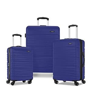 3-Pc 20"/24"/28" Samsonite Evolve SE Hardside Expandable Luggage (Saphir Blue) $174.10 or Less + Free Shipping