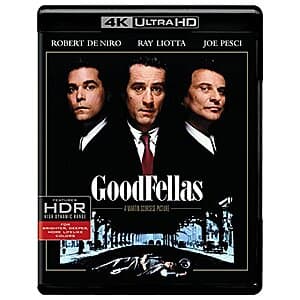 Escape from L.A. (4K Ultra HD + Blue-Ray) $8, GoodFellas (4K Ultra HD + Blu-ray) $9 & More