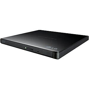 LG Electronics 8X Ultra Slim Portable DVD Rewriter w/ External Drive $10 + Free S/H w/ Prime