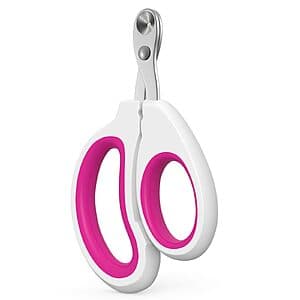 Aogeili Cat Pet Claw Nail Clippers Safety Trimmer (Pink) $3