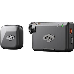DJI Mic Mini (1 TX + 1 RX) Wireless Lavalier Microphone System from $44 + Free S&H