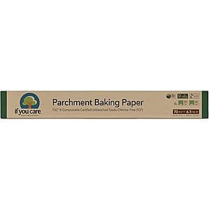 4-Pack If You Care 70 Sq. Ft. Unbleached Parchment Paper Roll $8 + Free Shipping w/ Prime