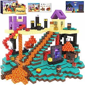 Prime Members: 154-Pc Playtigo Build Mine Magnet World Cube Toys (Various Sets) $13.25 + Free Shipping