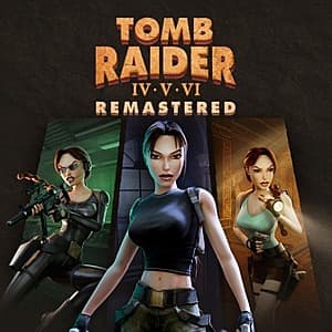 Tomb Raider IV-VI Remastered game cover art and promotional imagery for the Steam PC remaster collection.