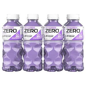 Select Accounts: 8-Pk 20-Oz POWERADE ZERO Sports Drink (Grape) $3.60 w/ S&S
