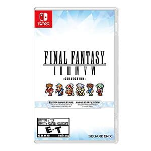 Final Fantasy I-VI Collection Anniversary Edition (Nintendo Switch) $40 + Free Shipping