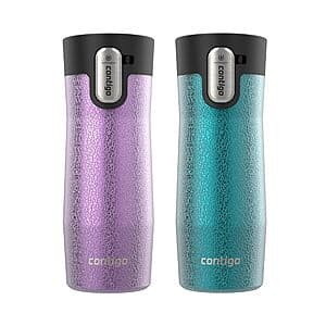 Prime Members: 2-Pack 16-oz Contigo AUTOSEAL West Loop Travel Mugs $30 + Free S&H