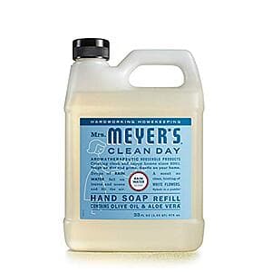 33-Oz Mrs. MEYER'S Clean Day Liquid Hand Soap Refill (Rainwater) $6.35 w/ Subscribe & Save