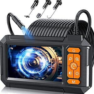 6.5' 1080p Daxiongmao IP67 Endoscope Camera w/ Lights & 4.3" Screen $20.40