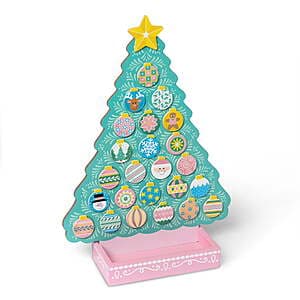 Melissa & Doug Countdown to Christmas Wooden Magnetic Advent Calendar (Pink) $10