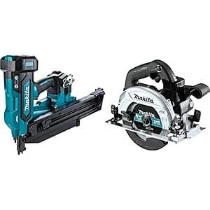 Makita 18V LXT Brushless (Tool Only): XNB03Z 3-1/2" Nailer + 6-1/2" Circular Saw $399 + Free Shipping
