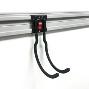 Hyper Tough Quick Release Wall Mount 6" U Hook for Snap Rail System $1.95