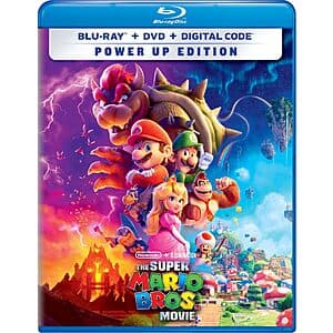 The Super Mario Bros. Movie (Blu-ray + DVD + Digital) $9