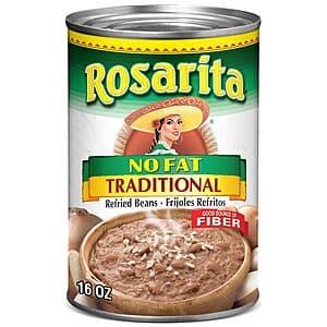 16-Oz Rosarita No Fat Traditional Refried Beans $0.95 w/ Subscribe & Save