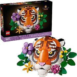 744-Pc LEGO Art: The Fauna Collection Tiger Building Set $42.20 + Free S&H