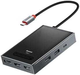 Prime Members: Baseus 8-in-1 Docking Station (8K/30Hz DP, 4K/60Hz HDMI, USB-C 100W) $20 + Free Shipping