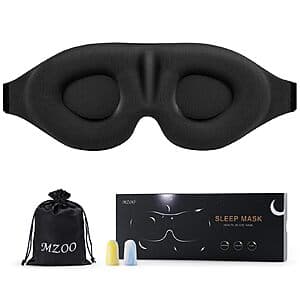 MZOO Sleep Eye Mask (Black) $3.50