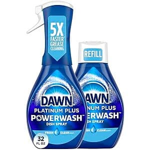 Select Accts: 32-Oz Dawn Powerwash Spray Kit (1 Starter Kit + 1 Refill) $6.35 w/ S&S