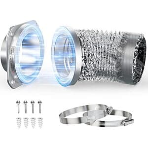 Prime Members: JEEVONY Magnetic Coupling Airtight Seal Dryer Vent Connector Kit $22.45 + Free S&H