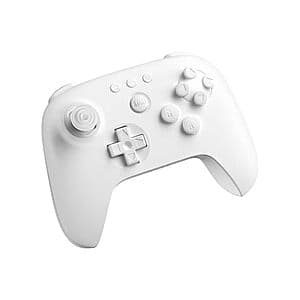 8Bitdo 64 Bluetooth Wireless Controller w/ Hall Effect Joysticks (White) $21.60 + Free Shipping w/ Prime