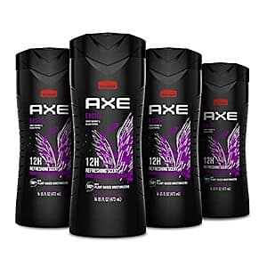 4-Ct Axe Men's Excite Body Wash (Refreshing Scent) $11.65 w/ S&S